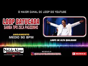 LOOP BATUCADA PARTIDO ALTO (MÉDIO 90 BPM) TIPO ZECA PAGODINHO