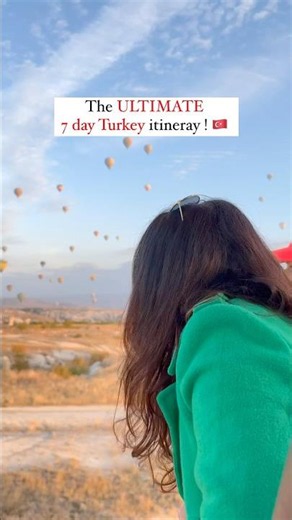 🇹🇷 Ultimate 7-Day Turkey Travel Guide Istanbul Cappadocia Ephesus Pamukkale & Çeşme #turkeytravel