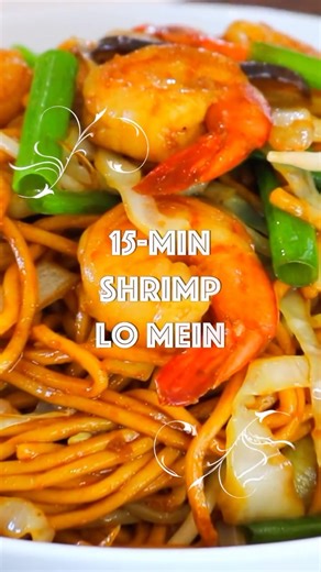 15-Min Shrimp Lo Mein You’ll Make on Repeat! 😍 Quick, flavorful lo mein loaded with tender shrimp and fresh veggies — restaurant-style at home! You’ll need: shrimp, lo mein noodles, shiitake mushrooms, cabbage, bean sprouts, scallions, garlic, soy sauces, and more. 📝 Full Video Printable Recipe in the Comments! 💛 Can’t wait to try this? Save it & share with a friend! #shrimplomein #lomein #noodles #fblifestyle | CiCi Li