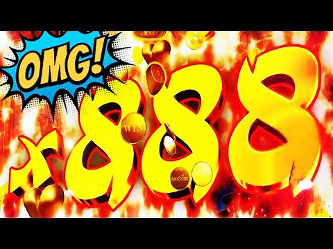 OMG! SUPER RARE x888 Multiplier Landed in Lucky 888 slot machine at Railroad Pass Casino!