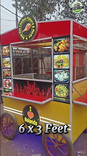 New Hot Chicken Pakora & Momo Food Cart | Usha Carts | Best food Cart Manufacturer in India
