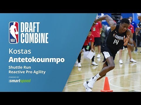 Kostas Antetokounmpo | Shuttle Run - Reactive Pro Agility | 2018 NBA Draft Combine