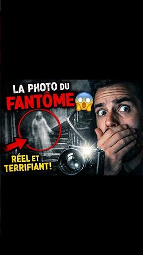 La photo du fantôme dans l’escalier 😱 | Histoire paranormale vraie #short #creepy #shorts