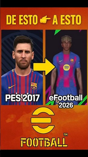 Así evolucionó el fútbol en PS3: de PES 17 a eFootball 2026 😳🎮 #ps3 #efootball2026 #augustotips
