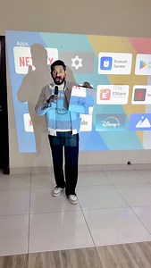 5.8K views · 1.7K reactions | Android Projector Ka Baap Best Android Mini Projector Ever #projector | Jutt Mobiles | Facebook
