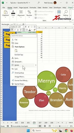 Add Navigation Menu Pane - No VBA - Excel Tips and Tricks #shorts
