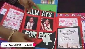 4 Layered Card! One of the most prettiest layered card done for a family with all the new concepts!!󾌧 ❤❤Loved doing it!!❤󾌭Get your near and dear ones a handmade card on their special days and make them go la la la...❤❤ To place your order inbox or call/ WhatsApp at 9831974247! | Craft World