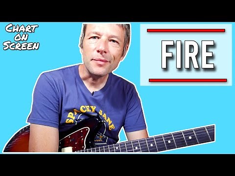 Fire Guitar Lesson | Bruce Springsteen