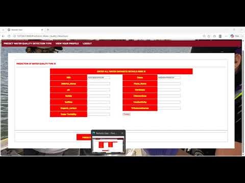Water potability detection using machine learning project