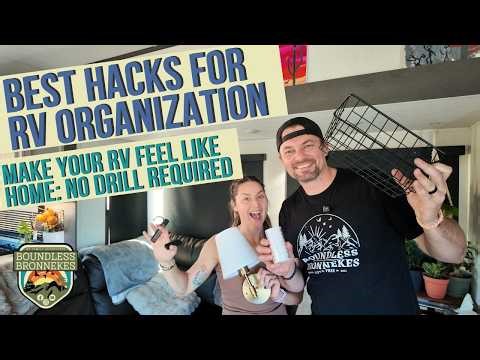 Best RV Decor & Organization Hacks to Feel at Home | ZERO WALL DAMAGE