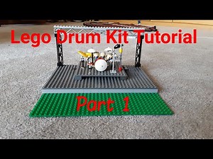 Lego Drum Kit Tutorial Part 1(Drum Kit)