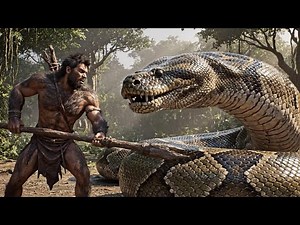 Prehistoric Man Millions of Years Ago | What It Would Be Like to Encounter a Giant Python