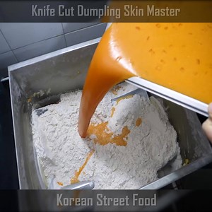 637K views · 5.1K reactions | Amazing Skills of Knife Cut Dumpling Skin Master - Korean Street Food | Viral Cooking | Facebook