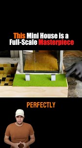 This Mini House is a Full-Scale Masterpiece #MiniHouse #TinyVilla #HandmadeLuxury #MiniatureMasterpiece #ConstructionArt | Tips of the Day