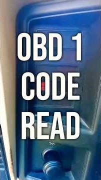 How to read OBD 1 for the Everyday Street Mechanic #obd #diyauto #jeep #carrepair #truck