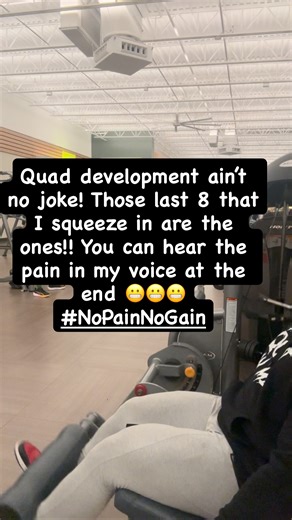 No pain, no gains!! Legs are one of those muscle groups that you have to absolutely demolish to get growth! #LegDays #QuadDevelopment #bodybuilding #Fitness | Randy Webb