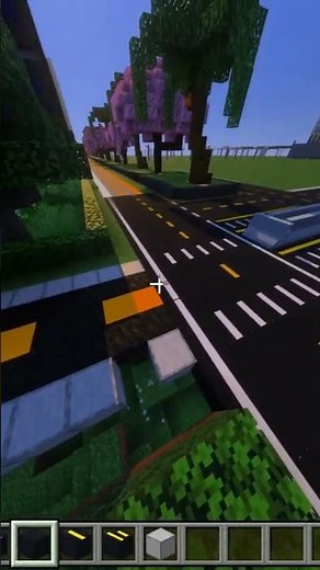 building a modern road in minecraft