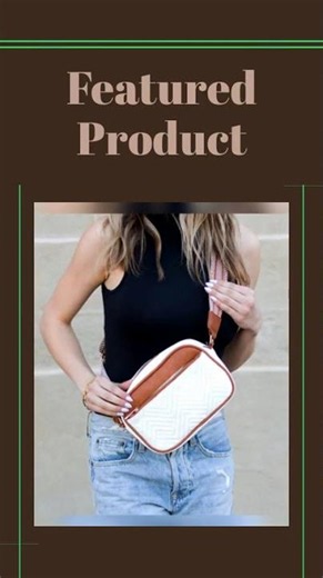 Everly Petite-Fit Camera Crossbody | Vegan Leather, Top Zip & Easy-Access Pockets
