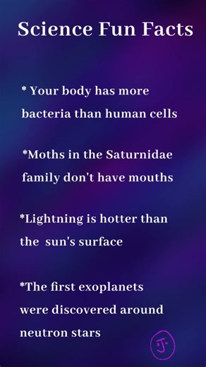 Science Facts in Written Format #science #sciencefacts #funfacts #viral #fun #trending