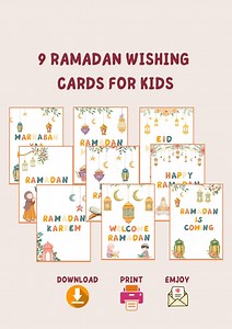 RAMADAN WISHING CARDS - Etsy