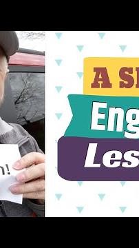 Two Meanings of COME ON - A Short English Lesson with Subtitles