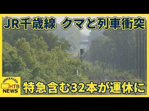 ＪＲ千歳線で貨物列車がクマと衝突 特急など32本運休 苫小牧市