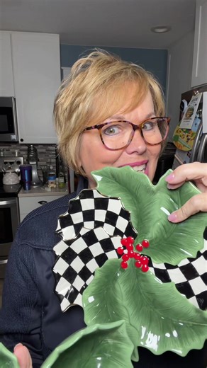 Mackenzie Child platter for the holidays. @MacKenzie-Childs #christmasmagic #blackfriday #blackfridaydeals #christmasdecor #mackenziechild