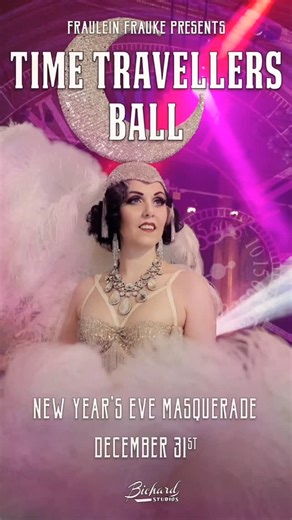What decade (or even century!?) do you want to celebrate in!? We are creating the most spectacular New Year's party and show in Stockholm at the beautiful @nalenstockholm and we want to see YOU there! 💖 Calling all time travellers - it's gonna be incredible 🥂 Tickets are available at nalen.com | The International Stockholm Burlesque Festival