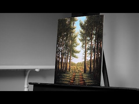 Painting a Warm Summer Pathway with Acrylics - Paint with Ryan