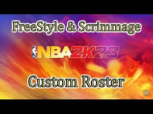 NBA 2K23🏀How To Use Custom Rosters In FreeStyle & Scrimmage