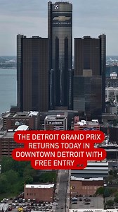 The 2025 Detroit Grand Prix roars back to downtown this weekend along the riverfront just east of Huntington Place. Racing runs through Sunday, June 1. Read more: themetrodetroitnews.com/the-detroit-grand-prix-returns-today-in-downtown-detroit/ | Metro Detroit News