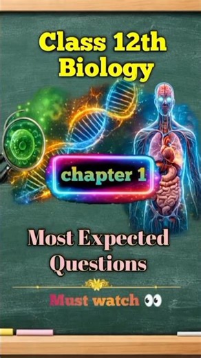 📚 Biology ke most important questions 🔥Exam se pehle ye zaroor dekh lo ✔️Smart padhai = High marks🔥
