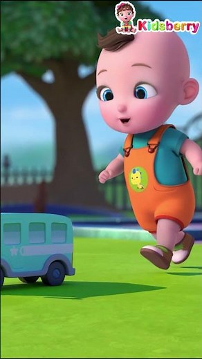 Counting Buses! 1 to 10 🚌🌈 | Ten Little Buses | Kidsberry Nursery Rhymes & Baby Songs - Kidsberry