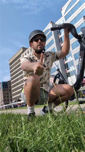 Follow me for a ride with this beautiful bike helmet