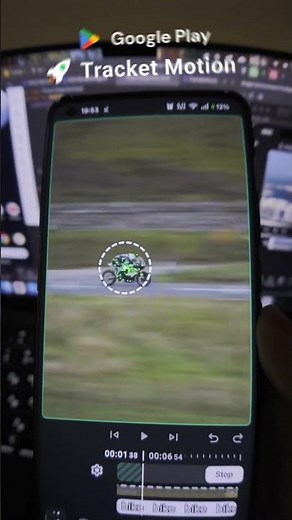 Testing my motion tracking video editor app for Android