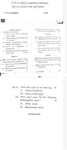 ।। SPU Mandi ।। M.Sc. Physics ELECTRODYNAMICS PYQ 2025,2024..