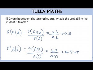Conditional Probability (Leaving Cert)