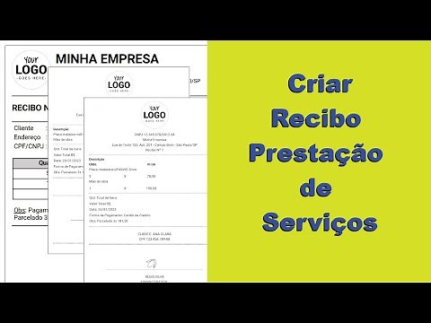 Criar Recibo de Prestação de Serviços de Forma Rápida