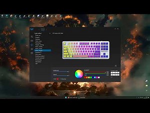 Aula F87 wireless gaming keyboard software quick overview