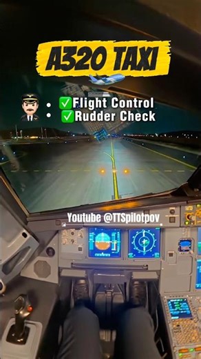 Before Takeoff… Pilots Must Check This! | A320 Cockpit POV ✈️🌙