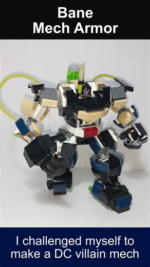 I built a mech armor for Bane #LEGO #DCComics #DCVillains #Bane