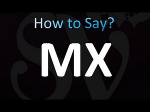 How to Pronounce MX. (Gender-Neutral Prefix)