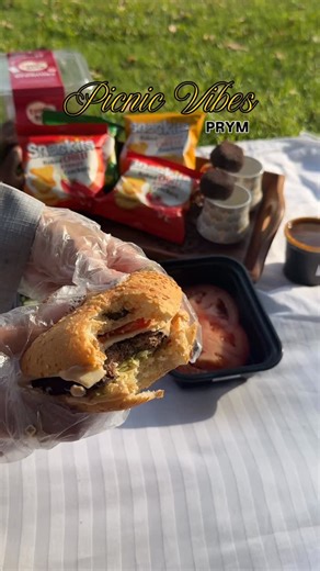 qatar blog on Instagram‎: "Picnic done right FT. @prym.qa ✨ brand : @prym.qa Model : @aqzrx_ #qatar #doha #prym #reels #viral #blogger #QatarEats #برجر_قطر #قطر #اكسبلور #lusail #katara #picnic #burger #food #foodie #qatarfoodie #explore #viral #visitqatar #qatarliving"‎