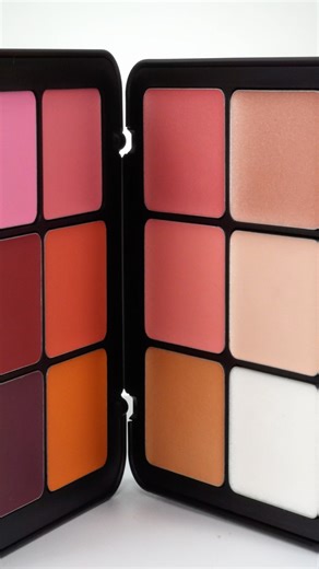 Our HD SKIN Blush & Glow Palette features 6 pink, orange, plum and red blushes, and 6 shimmery and colorful highlighters from pink to cooper, gold and silver. This palette is your personal invitation to own your look, amplify your radiance and celebrate you. #MAKEUPFOREVER | MAKE UP FOR EVER