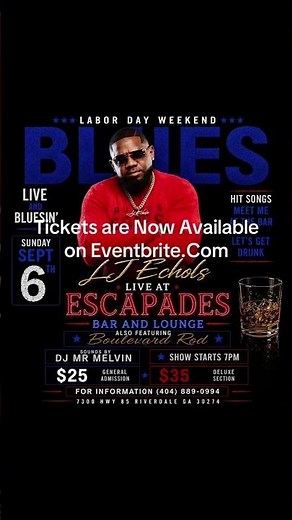 LJ Echols Live in Riverdale Ga 2026