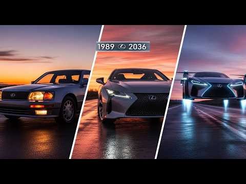 👉 Lexus Evolution 1989–2036 🔥 From Luxury to Future Beast!
