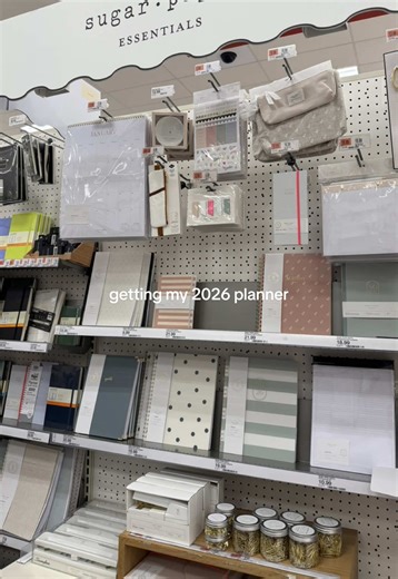 without this planner I’d be more of a mess than I already am #planner #paperplanner #2026goals #planneraddict @target @Sugar Paper LA 🩷🫶🏼📖