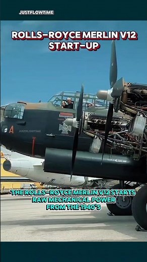 Rolls-Royce Merlin V12 Engine Start-Up | The Sound of Power #military