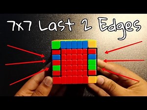 How to Solve "Last 2 Edges" of 7x7 Rubik's Cube (Hindi Urdu)