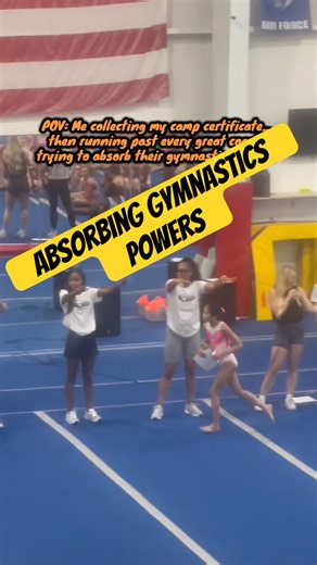 POV: Absorbing legendary gymnastics powers 😅 #gymnast #gymnasticslife #gymlife #SummerOfGoals